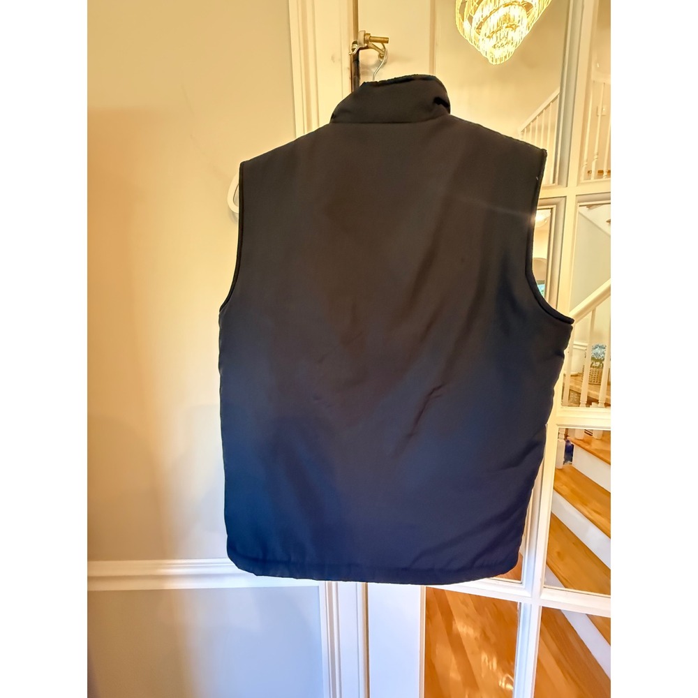 Hawke & Co Outfitter Mens Black Puffer Vest Fleece Lined Full Zip Small - Picture 4 of 4